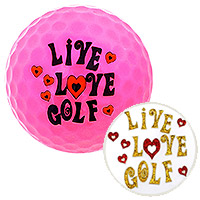 Glitzy Marker & Golfball-Set