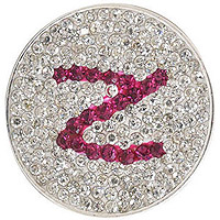 CL007P Micro Pavé Initialen-Ballmarker, pink