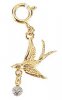 CH1011 Birdie gold Golf Charm