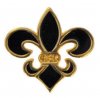 CL004-53 Fleur  de Lis black