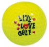 GB5528 Live Love Golf gelb